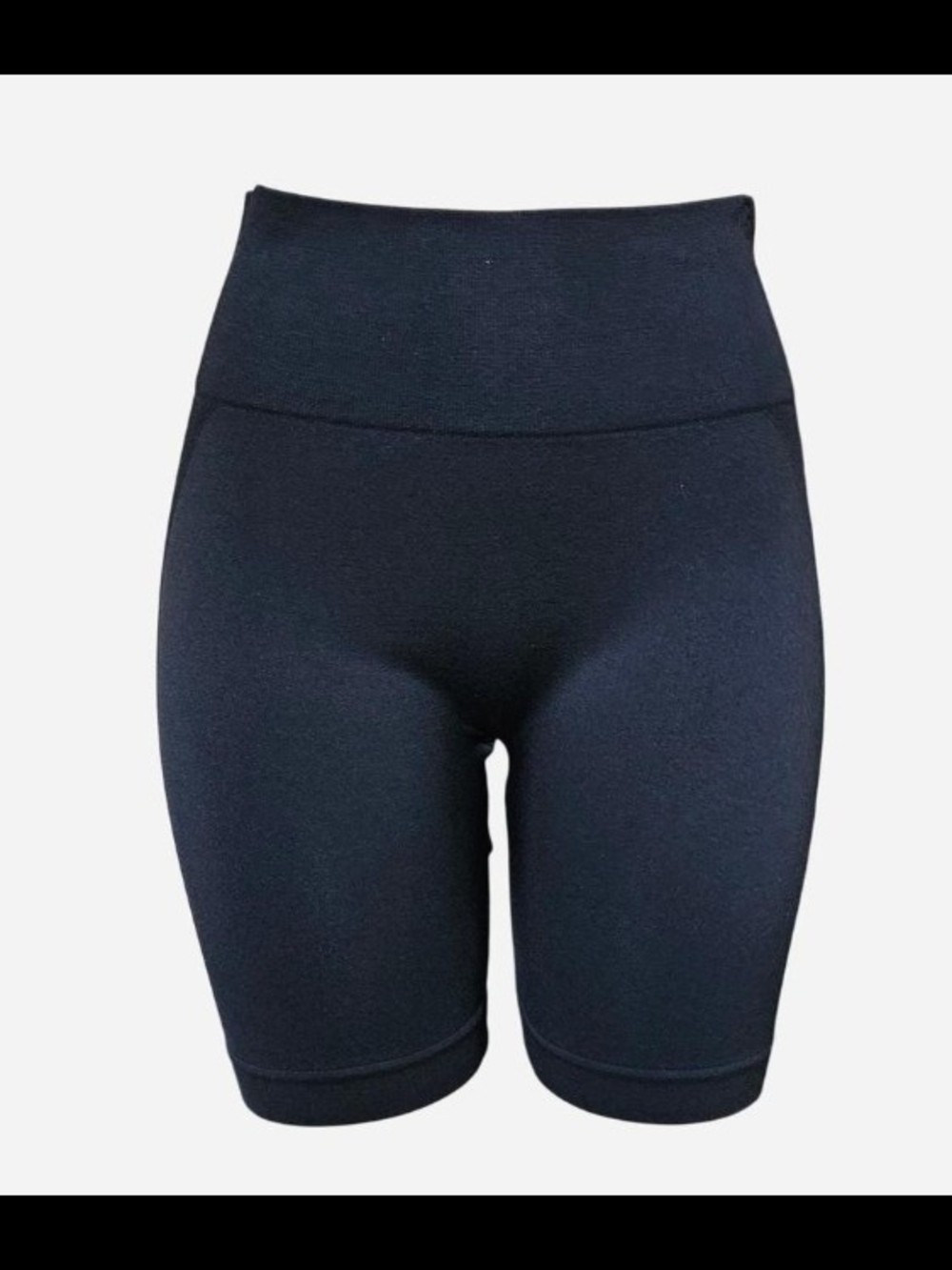 High-Waist Black Women’s Bike Shorts